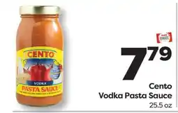 Weis Markets Cento Vodka Pasta Sauce offer