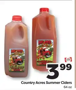 Weis Markets Country Acres Summer Ciders offer