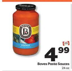 Weis Markets Boves Pasta Sauces offer