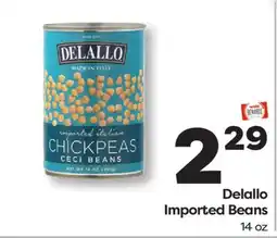 Weis Markets Delallo Imported Beans offer
