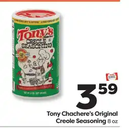 Weis Markets Tony Chachere's Original Creole Seasoning offer