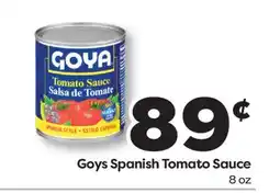 Weis Markets Goya Spanish Tomato Sauce offer