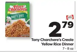 Weis Markets Tony Charchere's Creole Yellow Rice Dinner offer