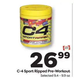 Weis Markets C-4 Sport Ripped Pre-Workout offer