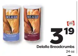 Weis Markets Delallo Breadcrumbs offer