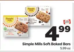 Weis Markets Simple Mills Soft Baked Bars offer