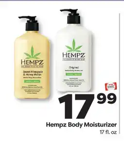 Weis Markets Hempz Body Moisturizer offer