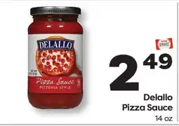 Weis Markets Delallo Pizza Sauce offer