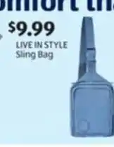 Aldi Live in style sling bag offer