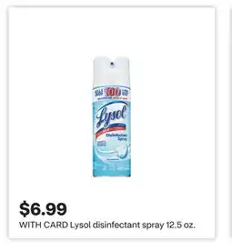 CVS Lysol disinfectant spray 12.5 oz offer