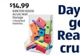 Aldi Kirkton house acrylic wall storage offer