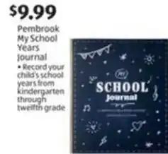 Aldi Pembrook my school years journal offer