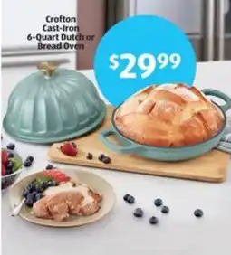 Aldi Crofton cast-iron 6-quart dutch or bread oven offer