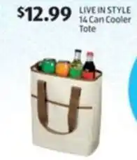 Aldi Live in style 14 can cooler tote offer