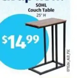 Aldi Sohl couch table offer