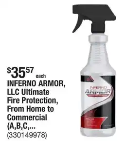 The Home Depot Inferno armor, llc ultimate fire protection, from home to commercial abc offer