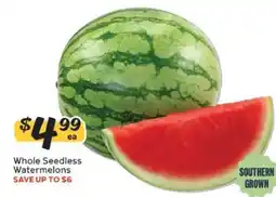 Winn Dixie Whole Seedless Watermelons offer