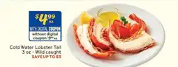 Winn Dixie Cold Water Lobster Tail offer