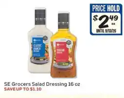 Winn Dixie SE Grocers Salad Dressing offer