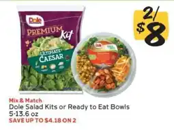 Winn Dixie Dole Salad Kits or Ready to Eat Bowls offer