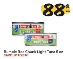 Winn Dixie Bumble Bee Chunk Light Tuna offer