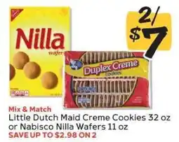 Winn Dixie Little Dutch Maid Creme Cookies or Nabisco Nilla Wafers offer