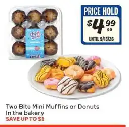 Winn Dixie Two Bite Mini Muffins or Donuts offer