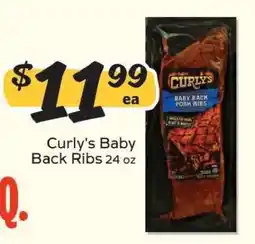 Winn Dixie Curly's Baby Back Ribs offer