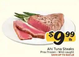 Winn Dixie Ahi Tuna Steaks offer
