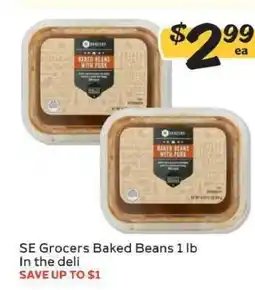 Winn Dixie SE Grocers Baked Beans offer
