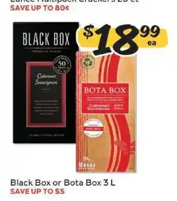 Winn Dixie Black Box or Bota Box 3 L offer