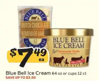 Winn Dixie Blue Bell Ice Cream offer