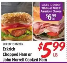 Rouses Eckrich Chopped Ham or John Morrell Cooked Ham offer