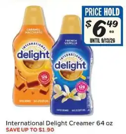 Winn Dixie International Delight Creamer offer