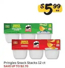 Winn Dixie Pringles Snack Stacks offer