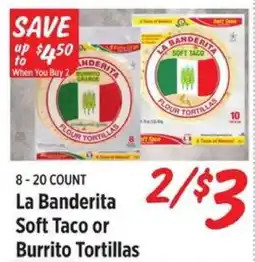Rouses La Banderita Soft Taco or Burrito Tortillas offer