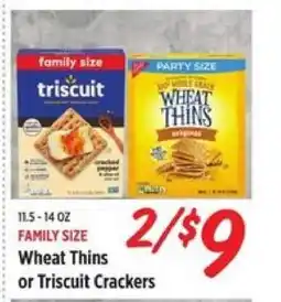 Rouses Wheat Thins or Triscuit Crackers offer