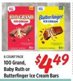 Rouses 100 Grand, Baby Ruth or Butterfinger Ice Cream Bars offer