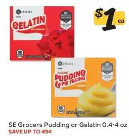 Winn Dixie SE Grocers Pudding or Gelatin offer