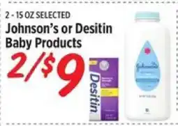 Rouses Johnson's or Desitin Baby Products offer