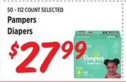 Rouses Pampers Diapers offer