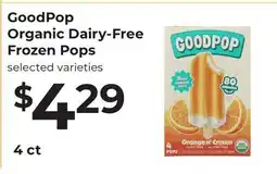 Lifethyme GoodPop Organic Dairy-Free Frozen Pops offer