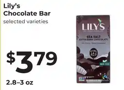 Lifethyme Lily's Chocolate Bar offer