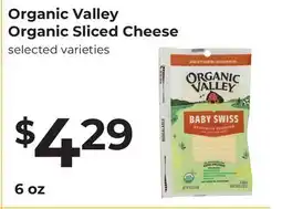 Lifethyme Organic Valley Organic Sliced Cheese offer