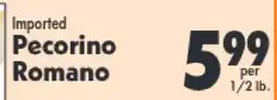 Marino's Supermarket Imported Pecorino Romano offer