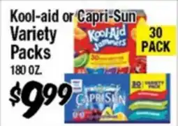 Western Beef Kool-aid or Capri-Sun Variety Packs offer
