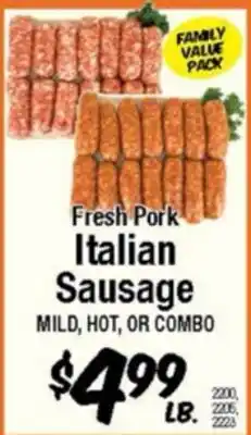 Western Beef Fresh Pork Italian Sausage offer
