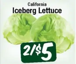 Western Beef California Iceberg Lettuce offer