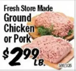 Western Beef Fresh Store Made Ground Chicken or Pork offer