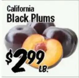 Western Beef California Black Plums offer